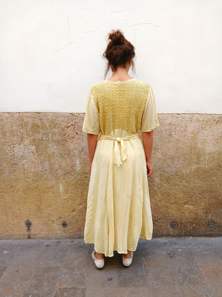 Vestido Vintage Amarillo