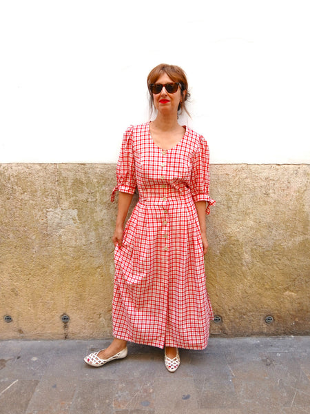 Vestido Vintage Cuadros