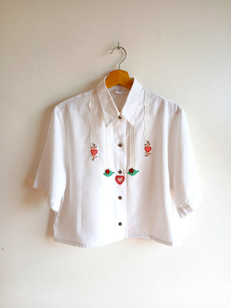 Camisa Vintage Bordados