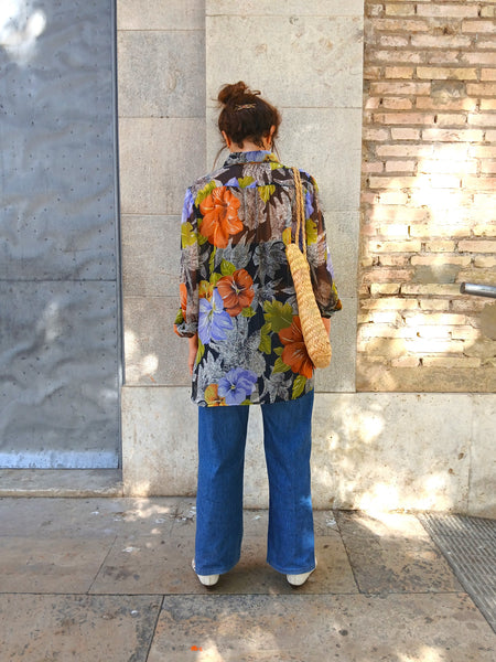 Sobre Camisa Vintage Flores