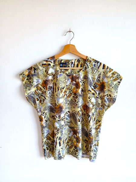 Camisa Vintage Animal Print