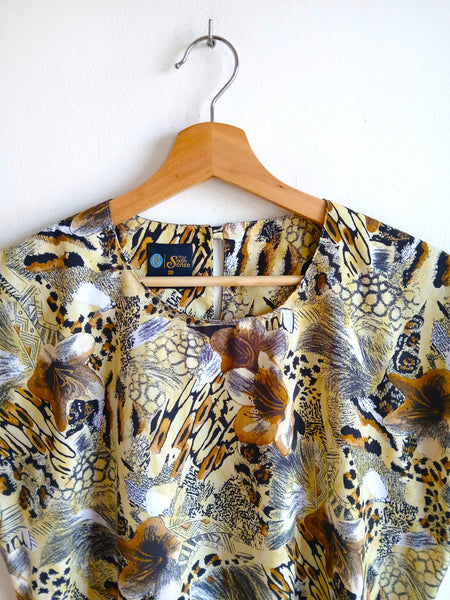 Camisa Vintage Animal Print