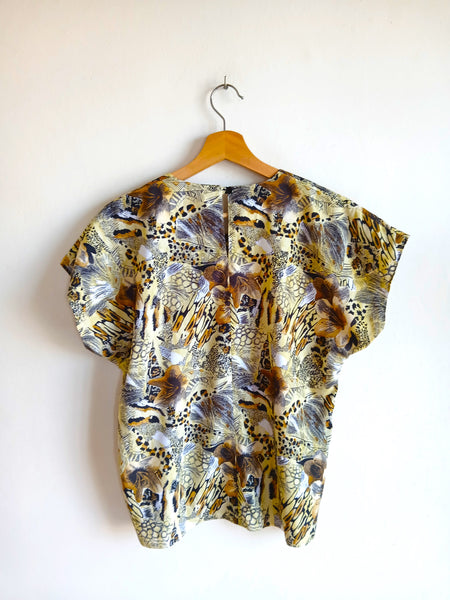 Camisa Vintage Animal Print