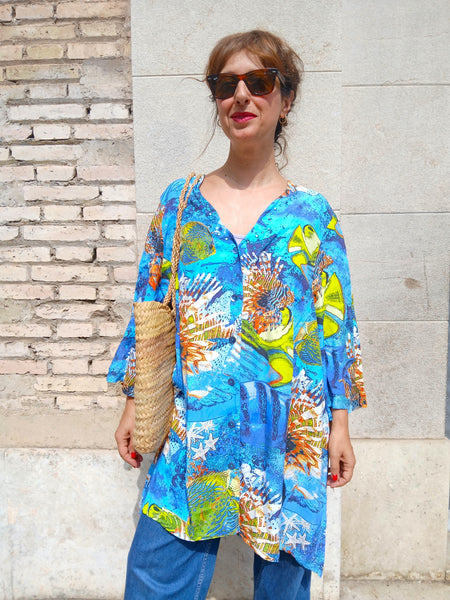 Camisa Vintage Fondo del Mar