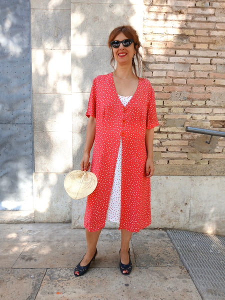 Vestido Vintage Lunares