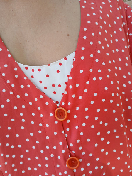 Vestido Vintage Lunares