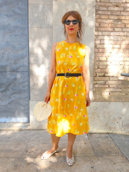 Vestido Vintage Hecho a Mano