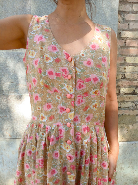 Vestido Vintage Flores