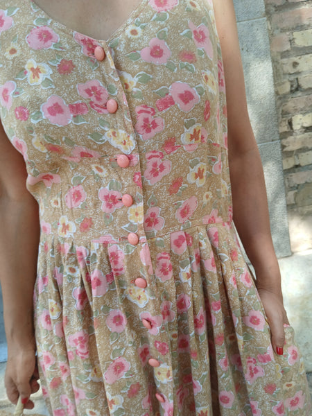 Vestido Vintage Flores