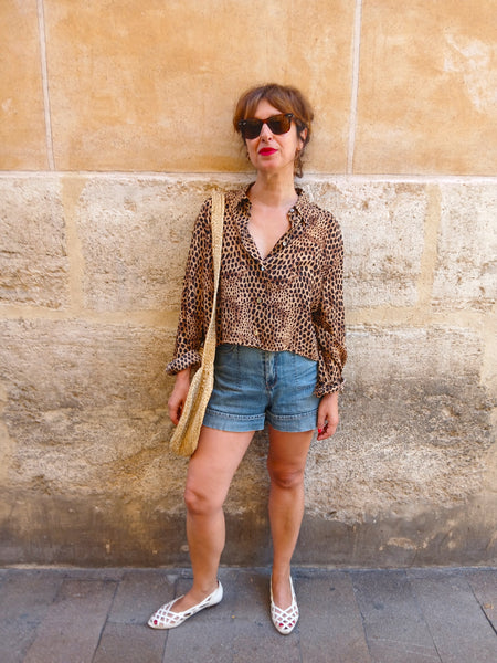 Camisa Vintage Animal Print