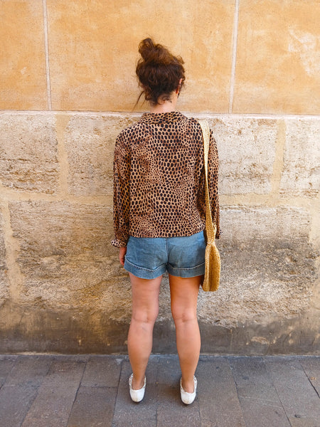 Camisa Vintage Animal Print
