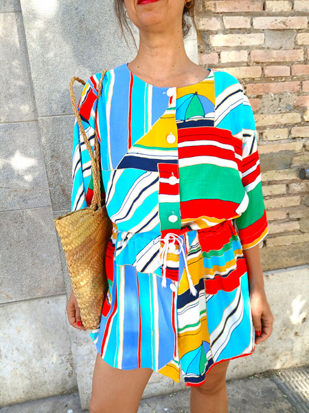 Sobre Camisa Vintage Verano