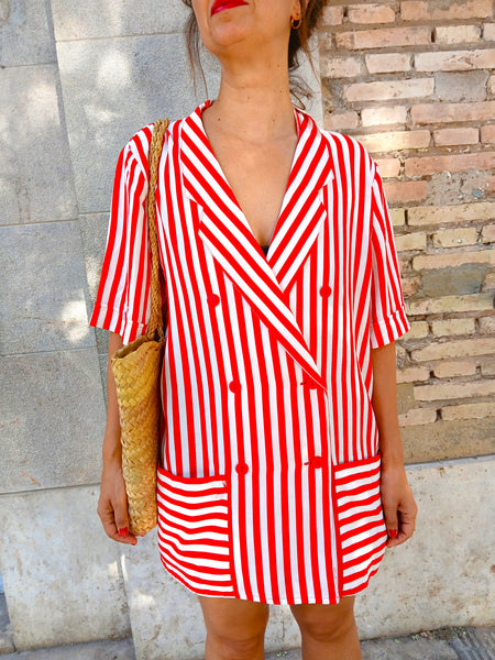 Blazer Vintage Rayas