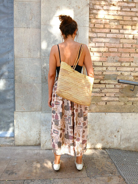 Falda Pantalón Vintage Estampada
