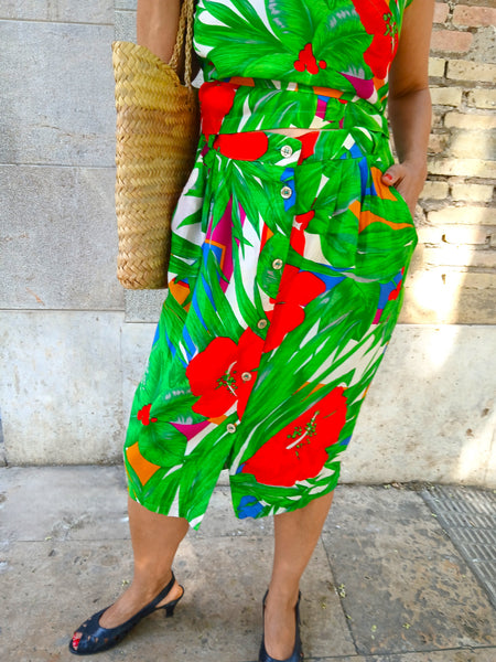 Vestido Vintage Flores