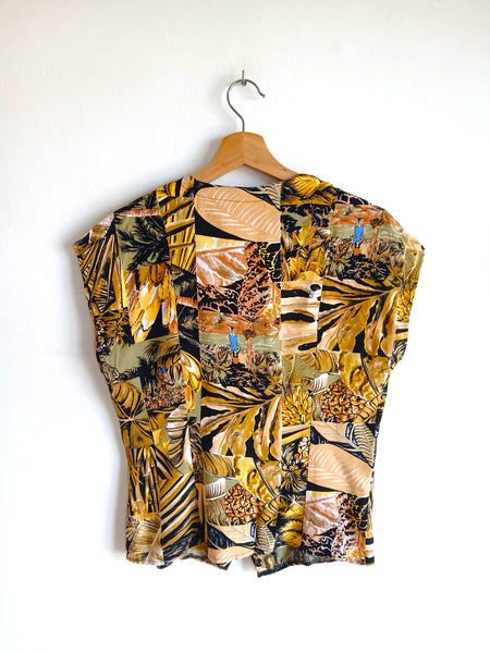 Camisa Vintage Tropical