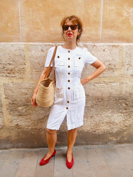 Vestido Vintage Maxi Librati Paris