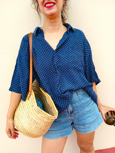 Camisa Vintage Lunares