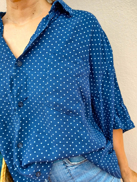 Camisa Vintage Lunares