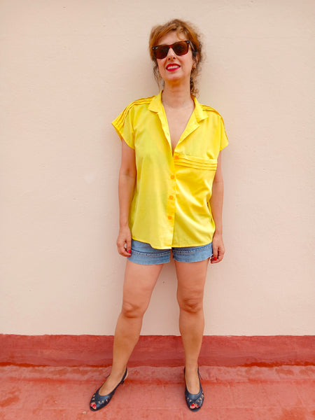 Camisa Vintage Amarilla