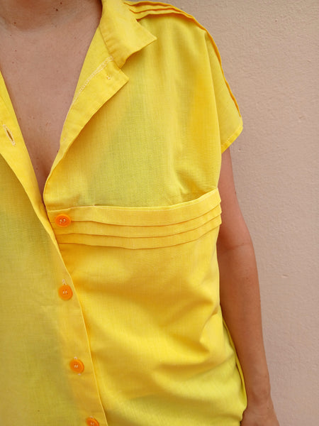 Camisa Vintage Amarilla