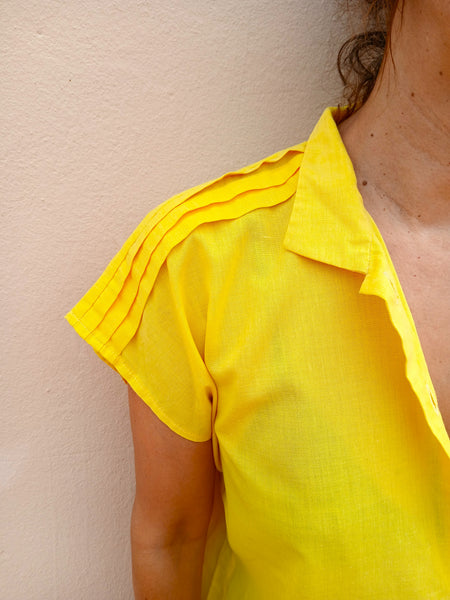 Camisa Vintage Amarilla