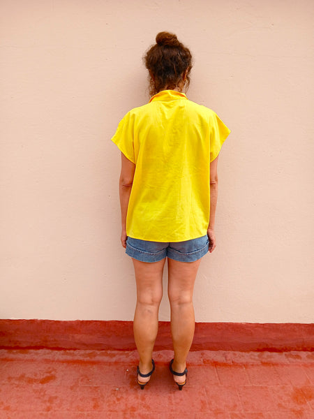 Camisa Vintage Amarilla