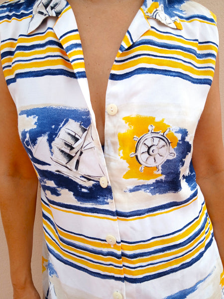 Camisa Vintage Marinera