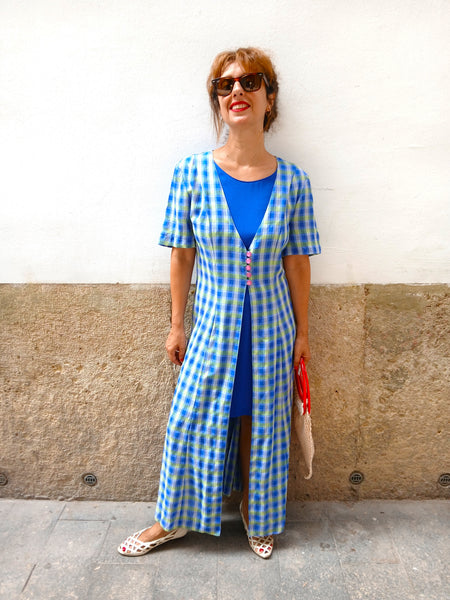 Vestido Vintage Cuadros