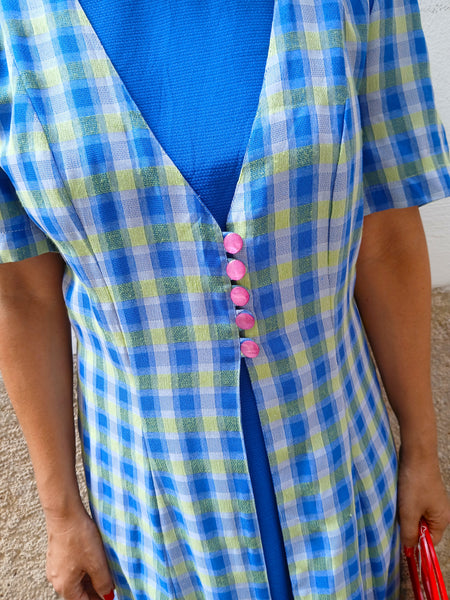 Vestido Vintage Cuadros