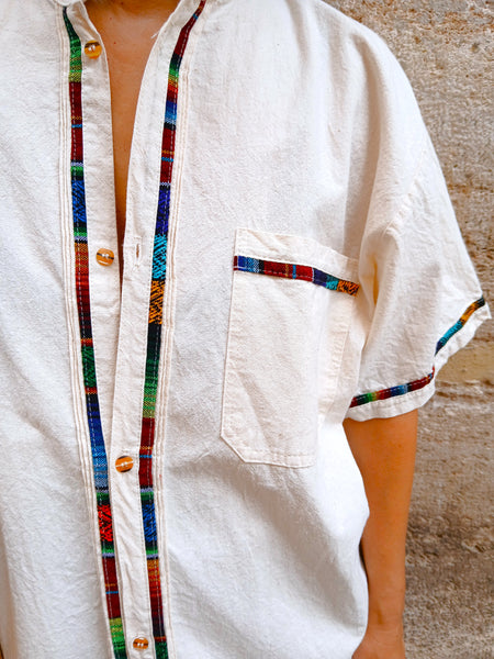 Camisa Vintage Cremita