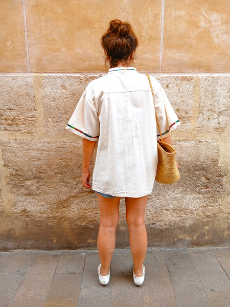 Camisa Vintage Cremita