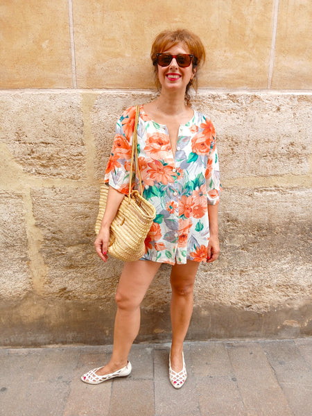 Camisa Vintage Floral
