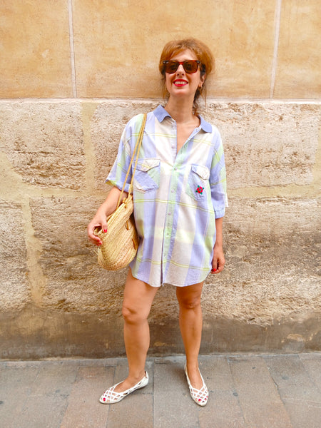 Camisa Vintage Cuadros Unisex