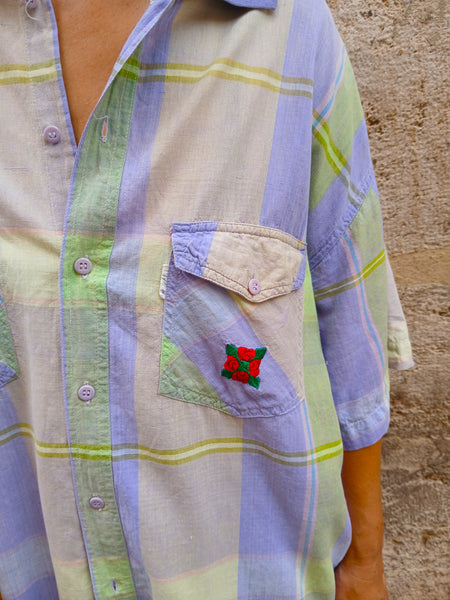 Camisa Vintage Cuadros Unisex