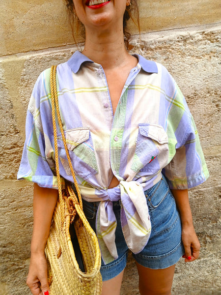Camisa Vintage Cuadros Unisex
