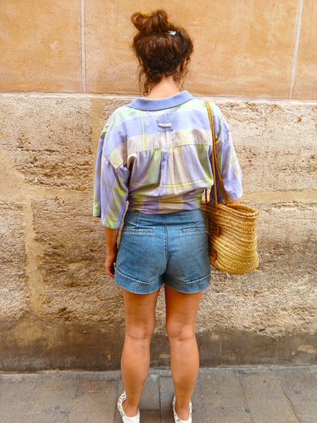 Camisa Vintage Cuadros Unisex