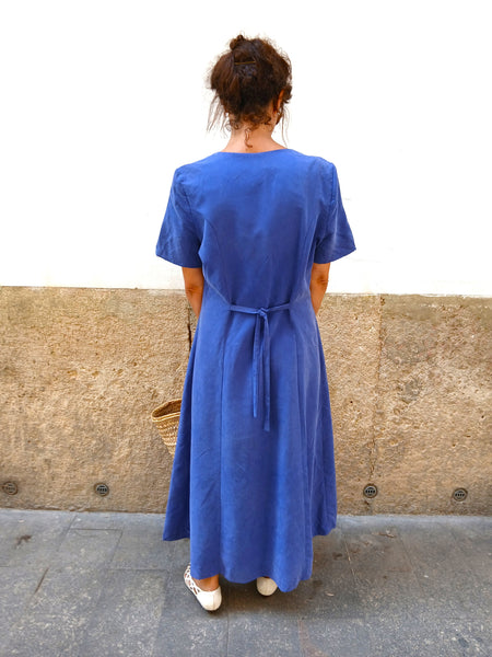 Vestido Vintage Azul M