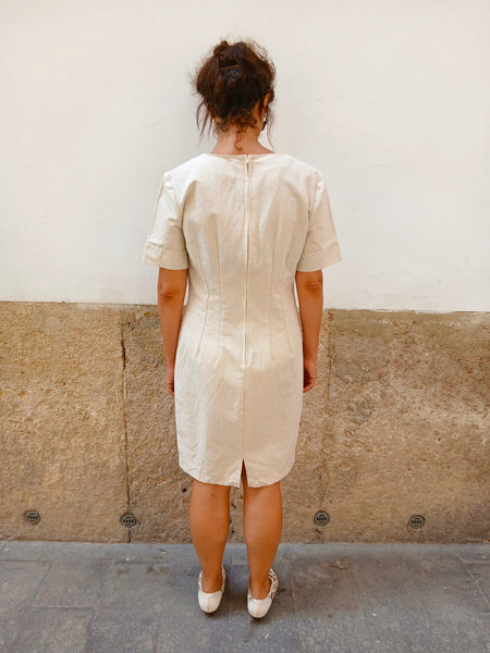 Vestido Vintage Algodón y Lino SM