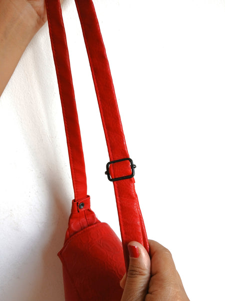 Bolso Vintage Rojo Remaches