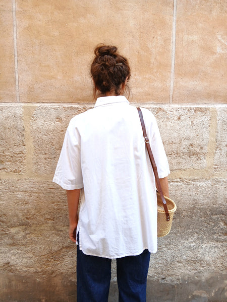 Camisa Vintage Bordados Jardín