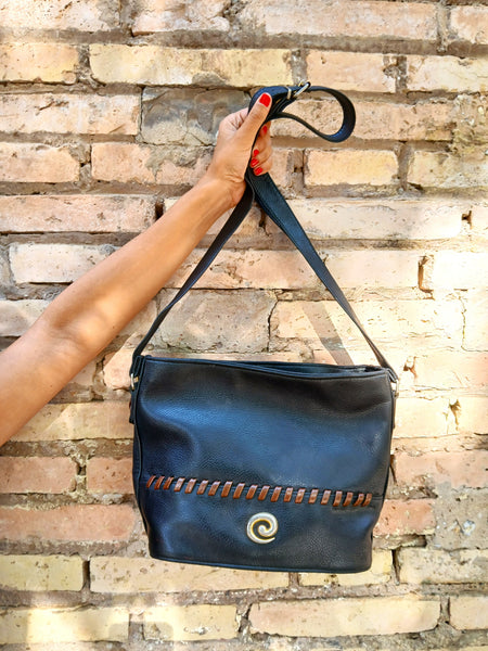 Bolso Vintage Negro Espiral