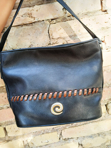 Bolso Vintage Negro Espiral
