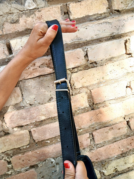 Bolso Vintage Negro Espiral