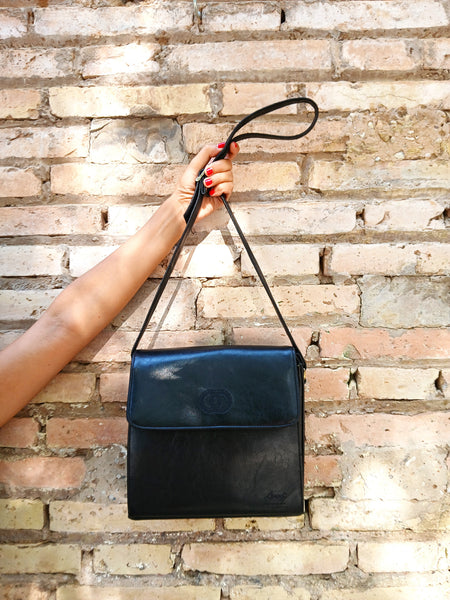 Bolso Vintage Negro Cuadrado