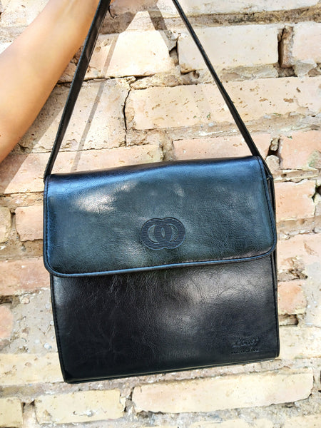 Bolso Vintage Negro Cuadrado