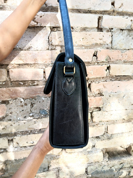 Bolso Vintage Negro Cuadrado
