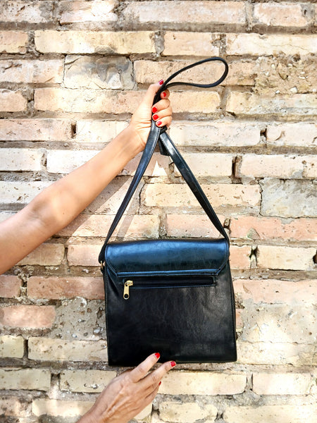 Bolso Vintage Negro Cuadrado