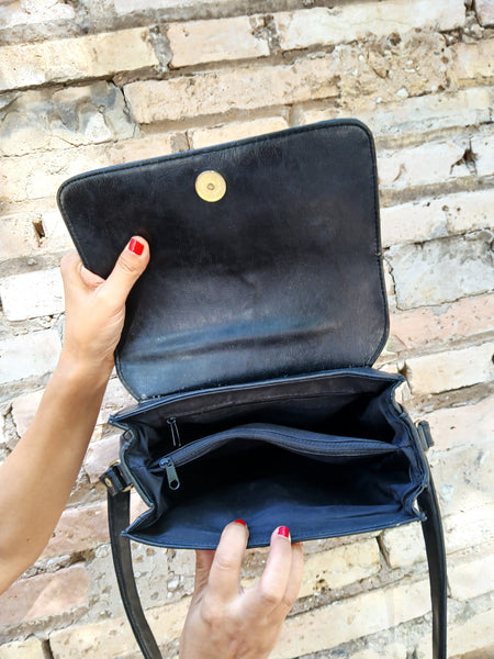 Bolso Vintage Negro Cuadrado