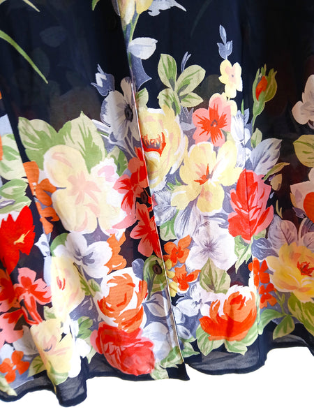 Camisa Vintage Flores